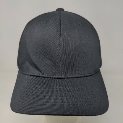 Yupoong Men's Fitted Hat Black Size L-XL Flexfit Polycotton Blend ECS Workshop