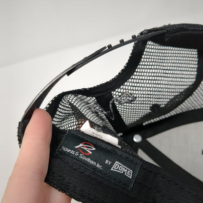 Rebel Heart LA Snapback Trucker Hat Black One Size Adjustable Mesh Back by Dome