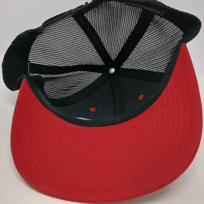 Richardson Trucker Hat Red One Size Team Grizzly Motorsports Mesh Snapback