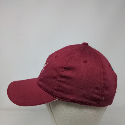 CES American Flag Strapback Hat Red Size 58cm Adjustable Embroidered Patriotic