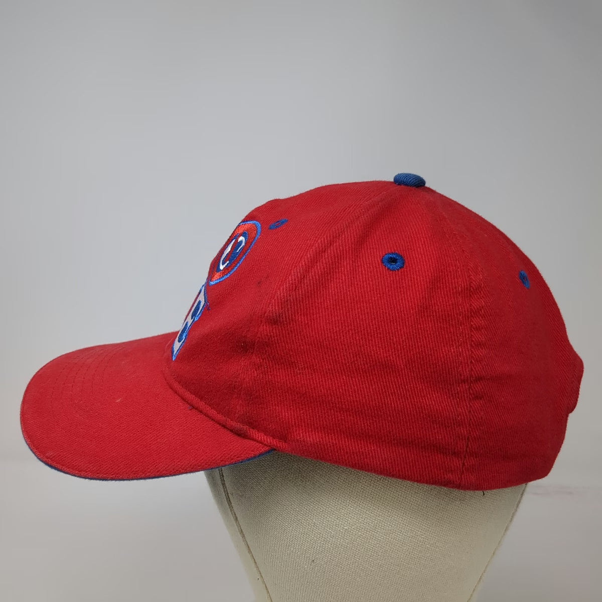 WWE Baseball Cap Red One Size John Cena You Cant See Me Hustle Loyalty Hat