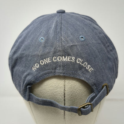 US Air Force Baseball Cap Blue One Size No One Comes Close Slideback Cotton Hat