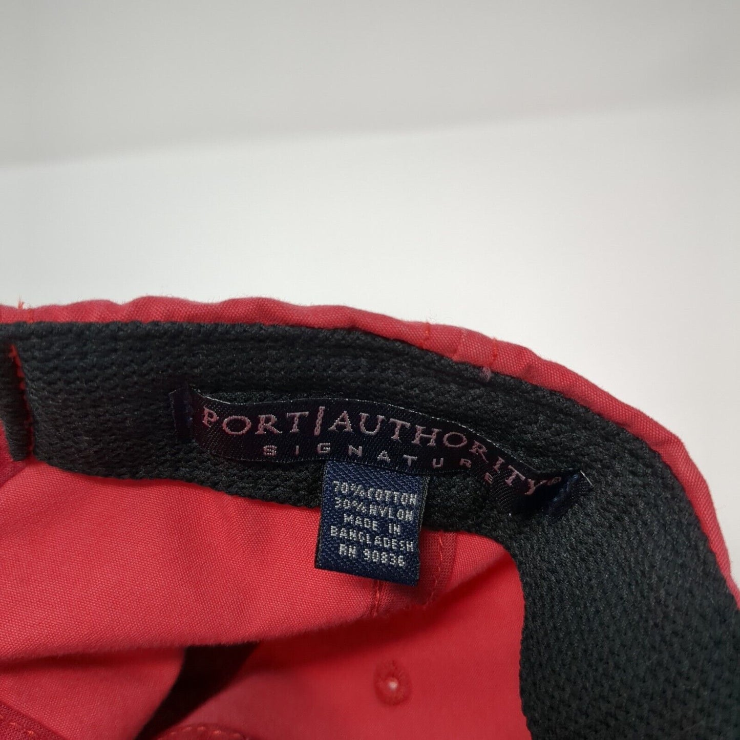 Cascade Enterprises Strapback Hat Red One Size 6 Panel Port Authority