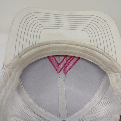 Pacific Headwear Snapback Mesh Back Trucker Hat Gray One Size Embroidered