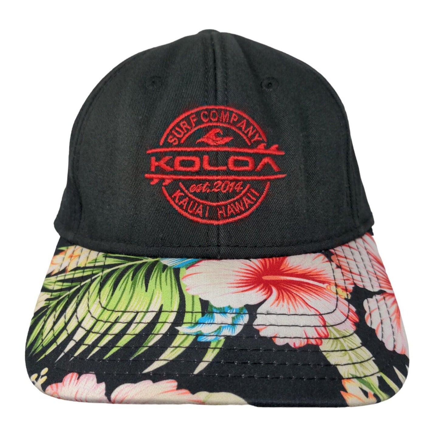 Koloa Surf Company Kauai Hawaii Snapback Hat Multicolor OSFM Floral Otto