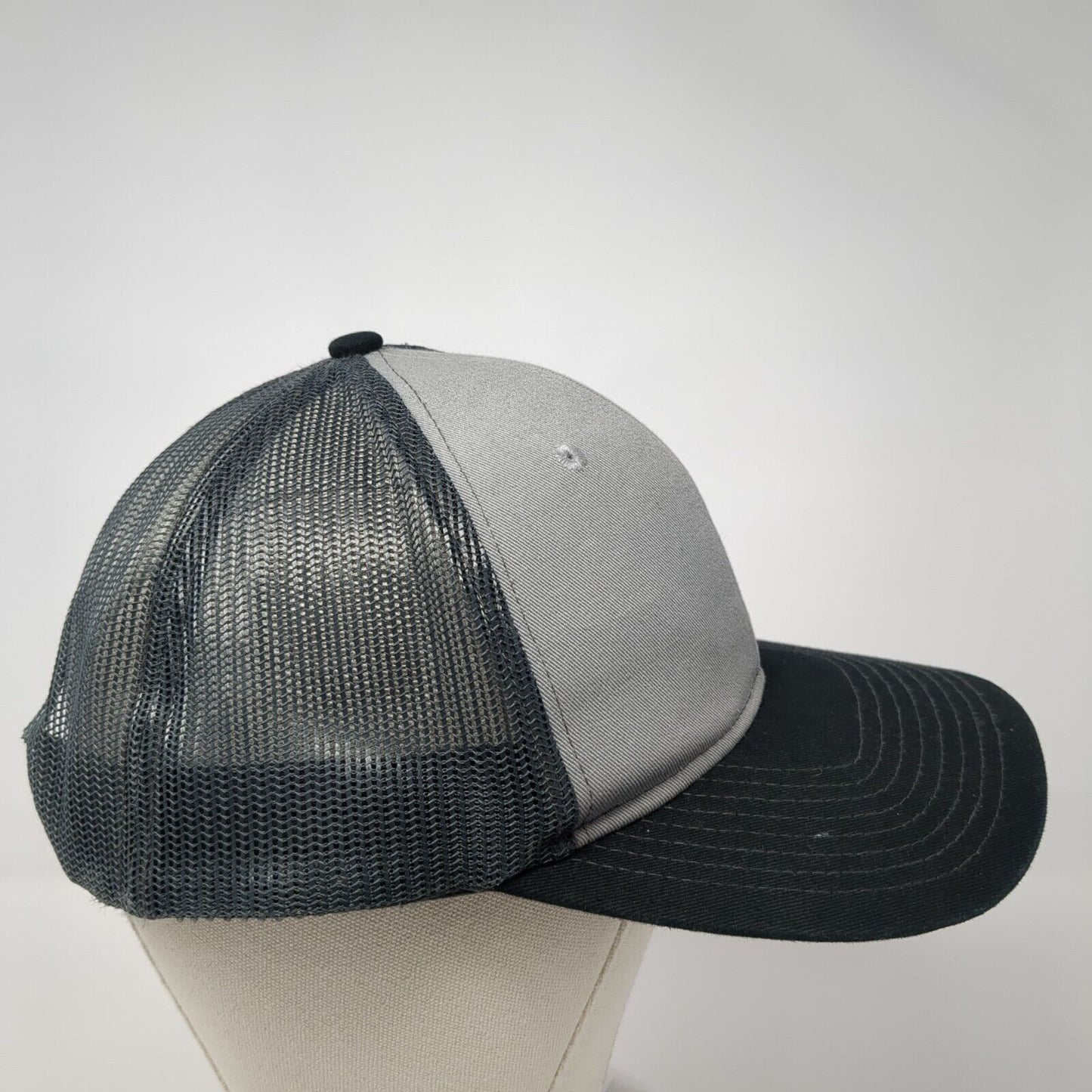 T-Meridian Snapback Mesh Back Trucker Hat Gray One Size Port Authority
