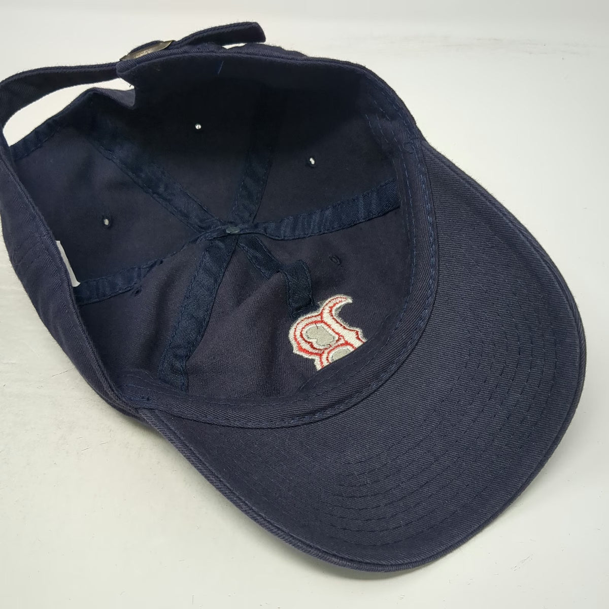 Boston Red Sox MLB Blue Baseball Cap OS Embroidered Logo Slideback Autograph