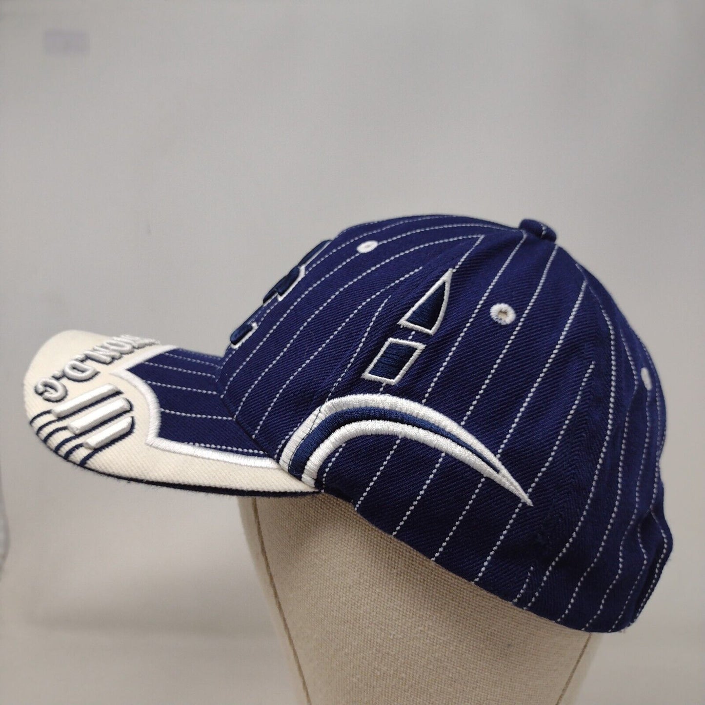 Washington, D.C. Strapback Hat Multi One Size Striped Embroidered