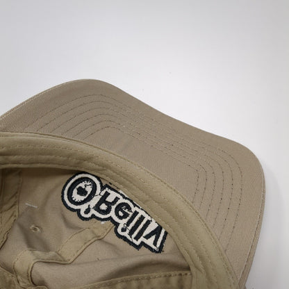 O'Reilly Auto Parts Strapback Hat Tan One Size Adjustable Embroidered Cotton
