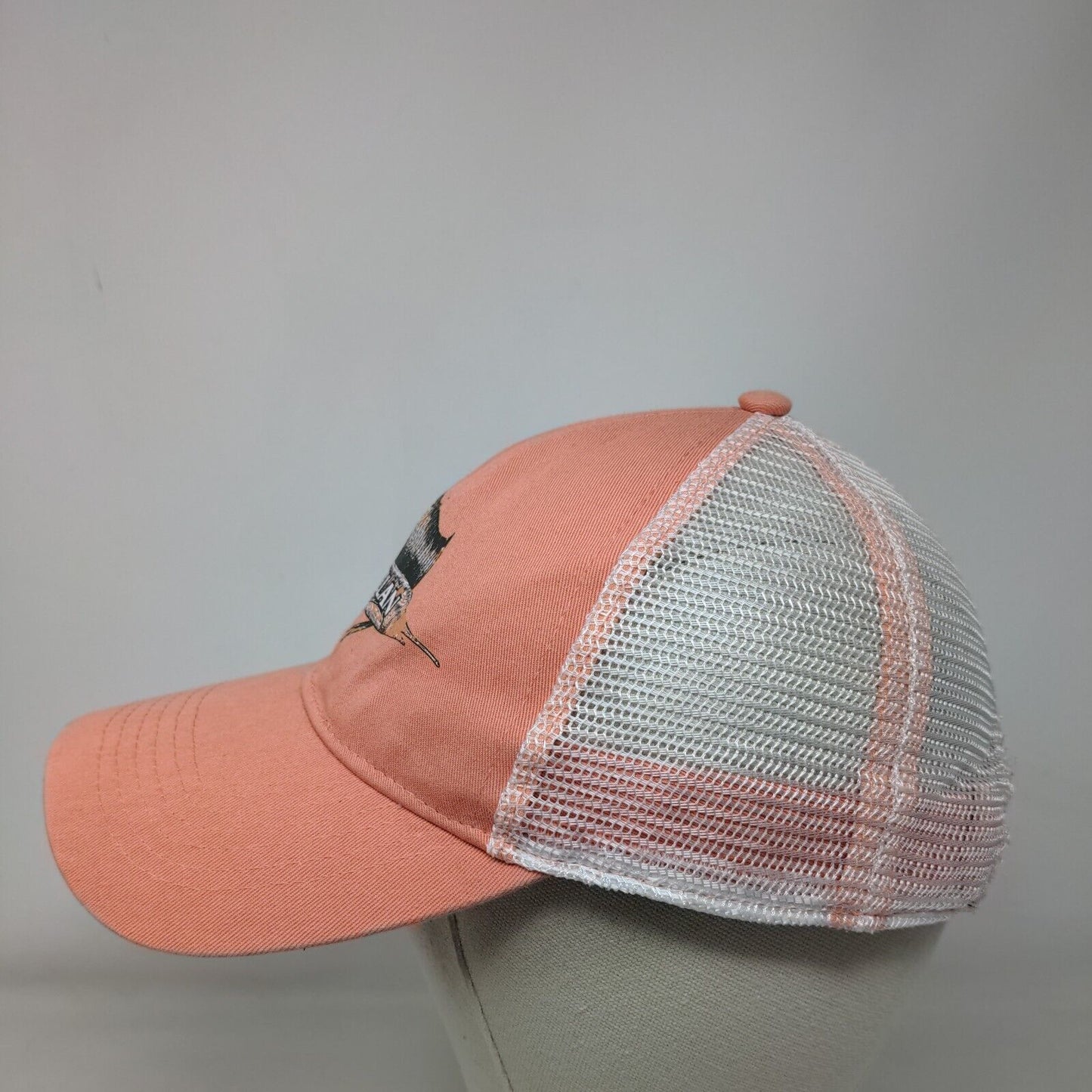 Magellan Outdoors Snapback Trucker Hat Pink One Size Adjustable Mesh Back