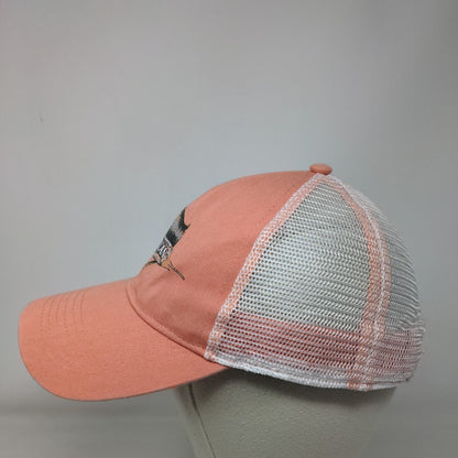 Magellan Outdoors Snapback Trucker Hat Pink One Size Adjustable Mesh Back