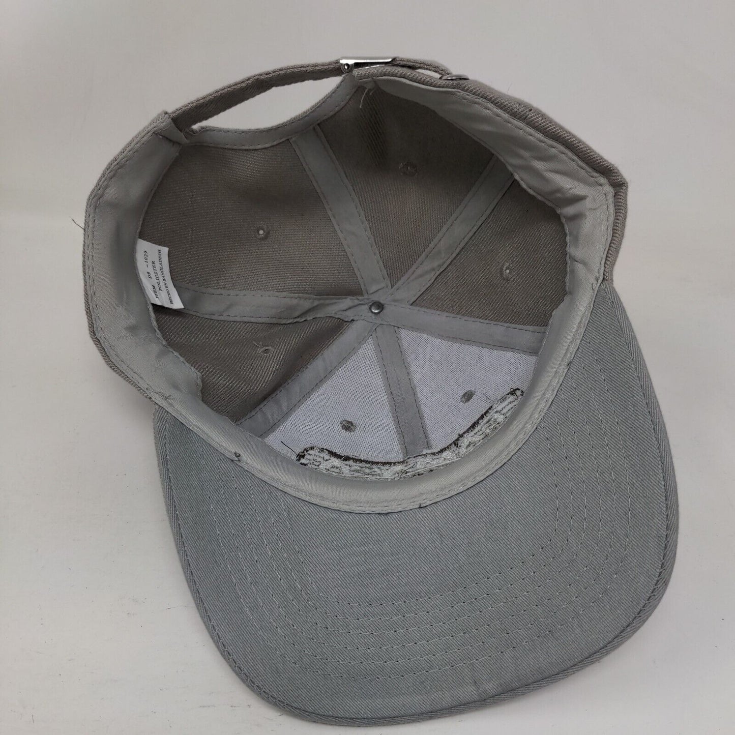 Ramada Bar Pizza Wine Slideback Hat Gray One Size Embroidered 6 Panel