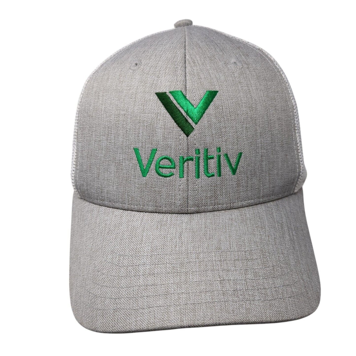 Veritiv Logo Snapback Mesh Back Trucker Hat Gray One Size Cap America