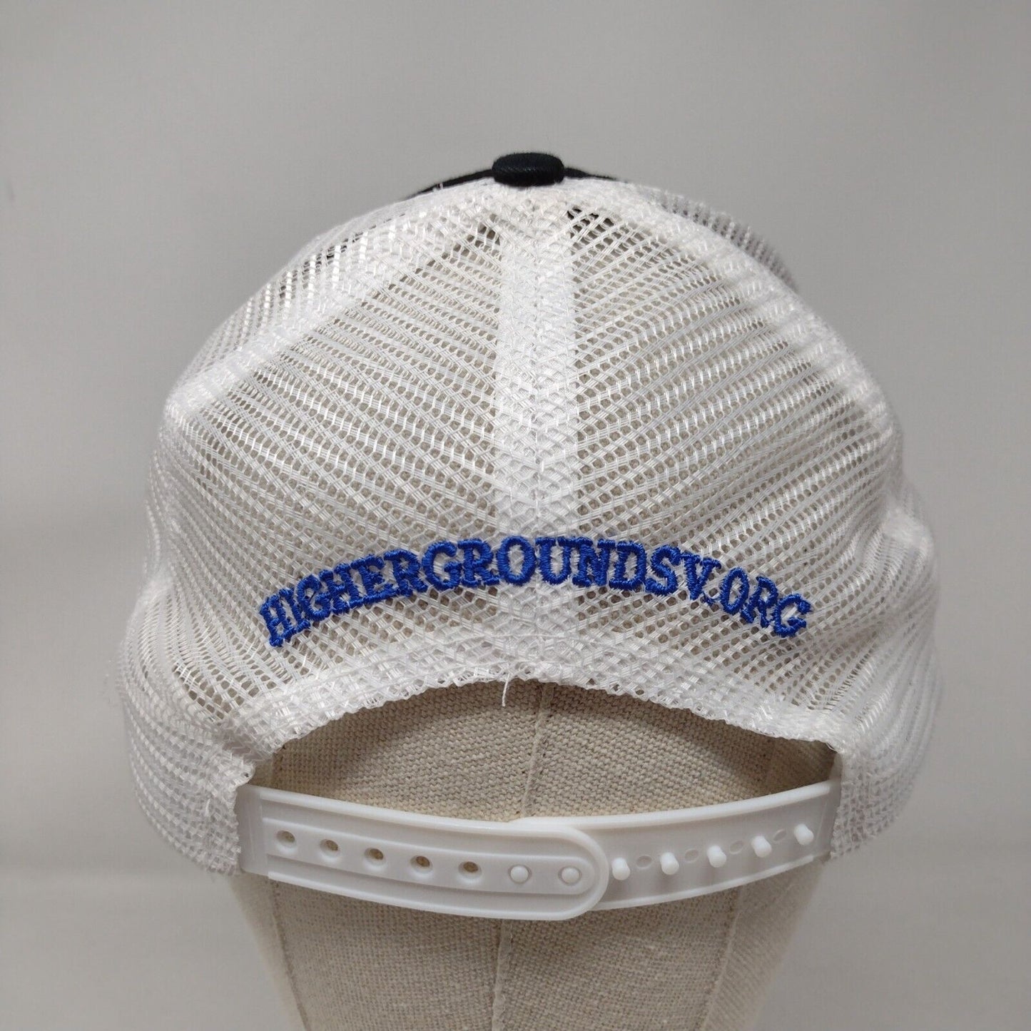 HG Higher Grounds Snapback Mesh Back Trucker Hat Black OSFA Colorblock