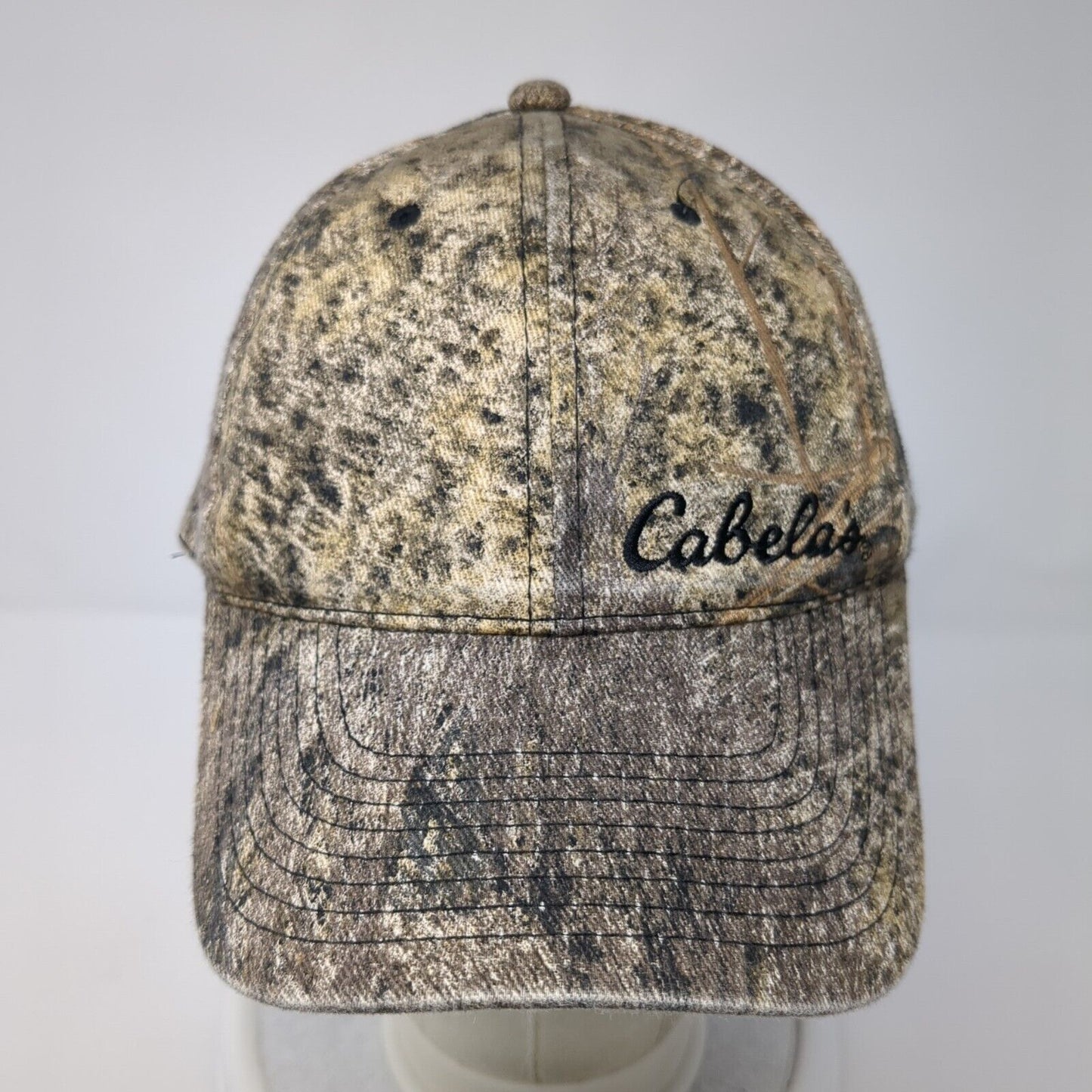 Cabela's Snapback Hat Camo Mossy Oak One Size Hunting Outdoor 6 Panel