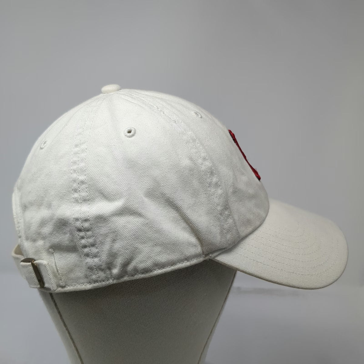 '47 MLB Boston Red Sox Baseball Cap White One Size Slideback Embroidered Hat