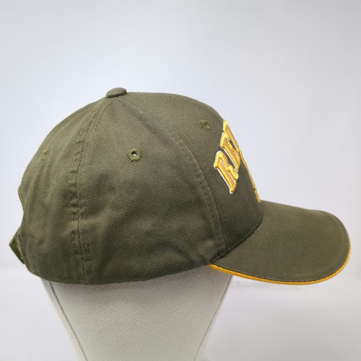 JM Warriors U.S. Army Retired Baseball Cap Green OSFM Side Seal Strapback Hat