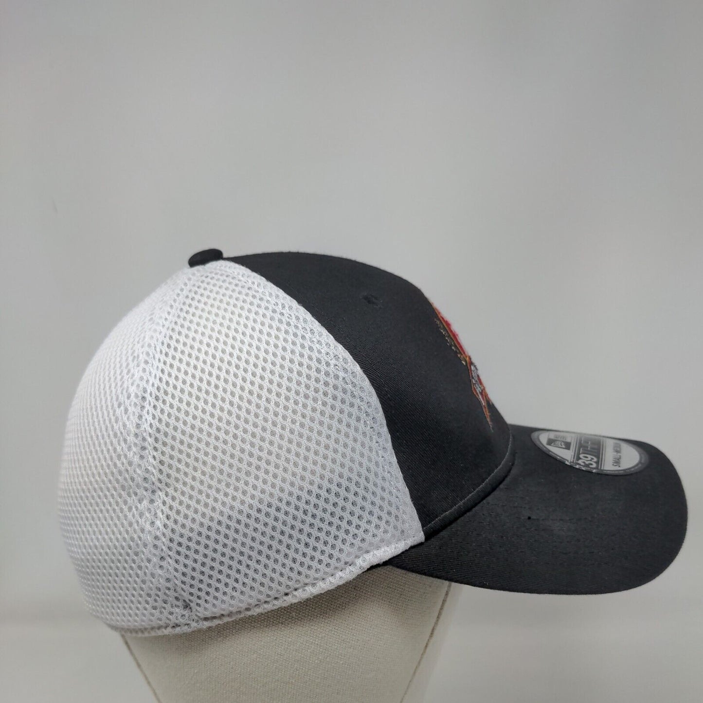 Papa Pita Fitted Mesh Back Hat Black S/M Embroidered New Era 39Thirty