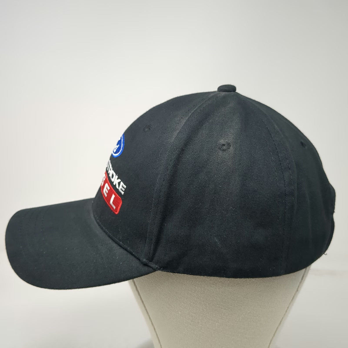 Ford Power Stroke Diesel Embroidered Black Baseball Cap Hat One Size Slideback