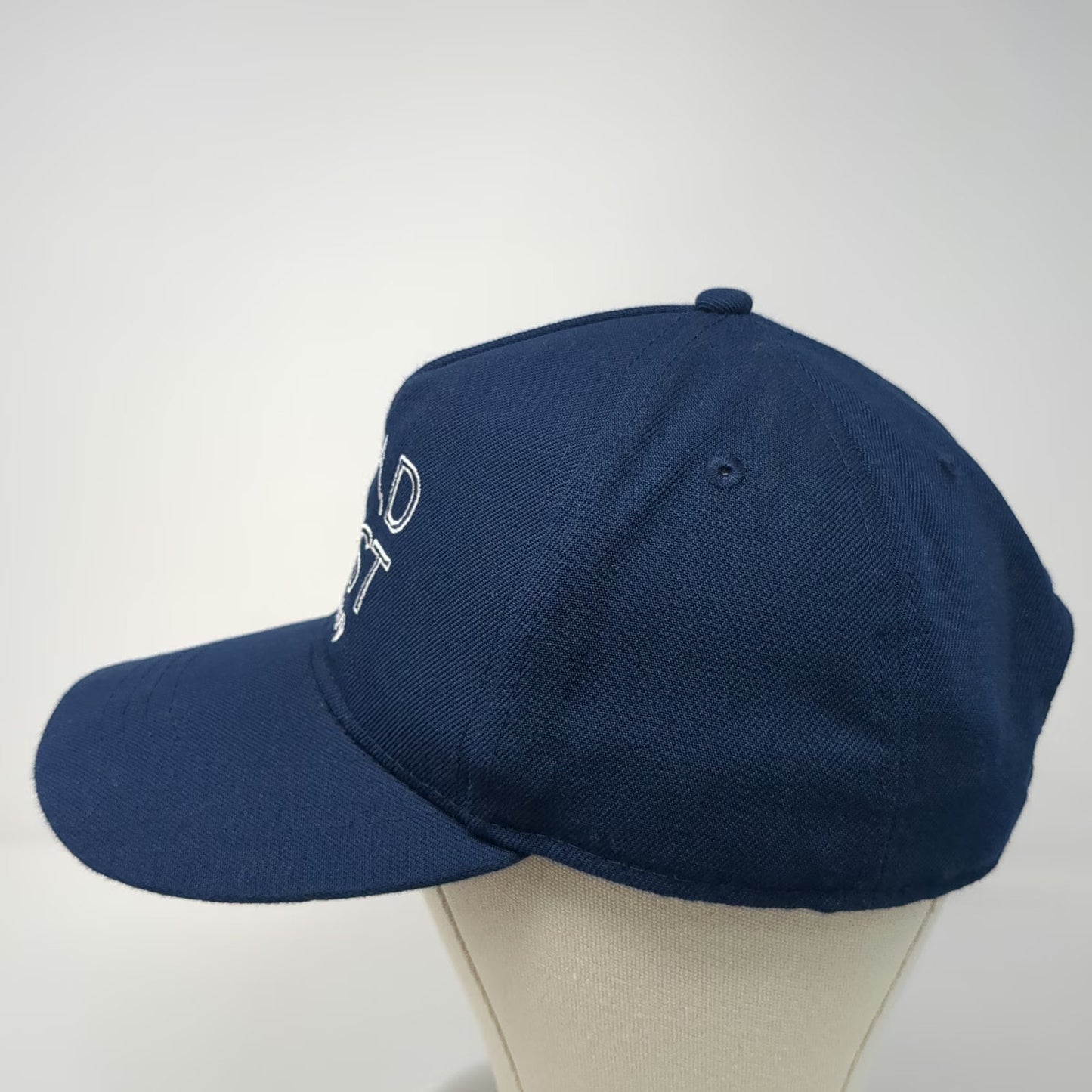 Crowns 5 Panel Blue Hat One Size Meet A Local Head West Mountain Snapback Cap