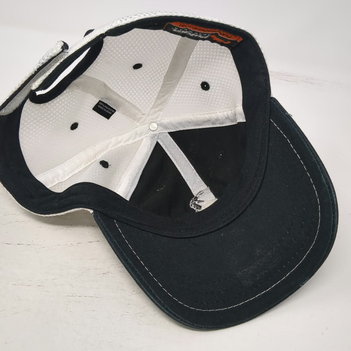 Pukka Baseball Cap Black One Size Pinehurst 1895 Golf Mesh Back Strapback Hat