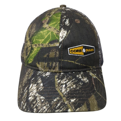Core & Main Folds Of Honor Strapback Trucker Hat Camo OS Adjustable Mesh Back