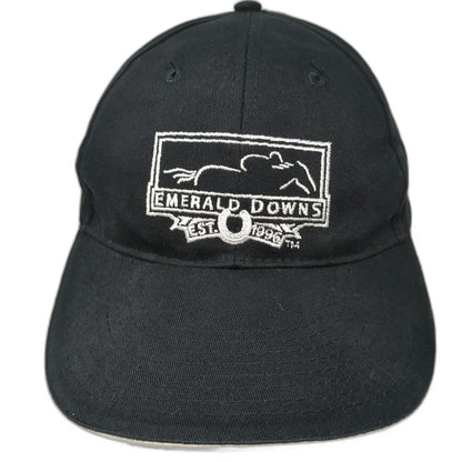 Associated Premium Emerald Downs Sound Transit Black One Size Baseball Cap Hat