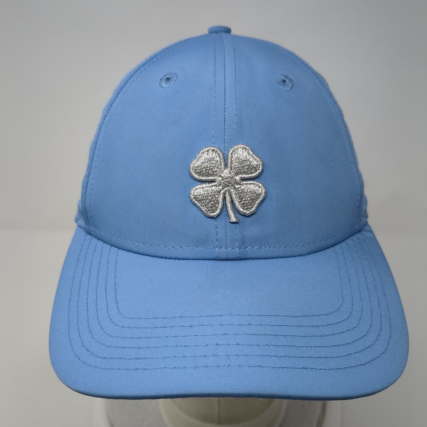 Black Clover Toggle Back Hat Blue One Size Adjustable Solid Live Lucky