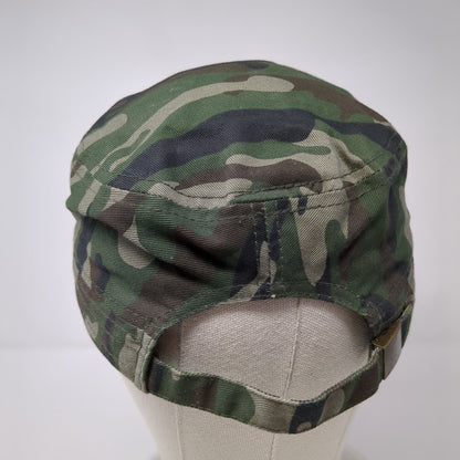 Leader Loga Slideback Cadet Army Cap Hat Camo OSFA Pink Bow Bling