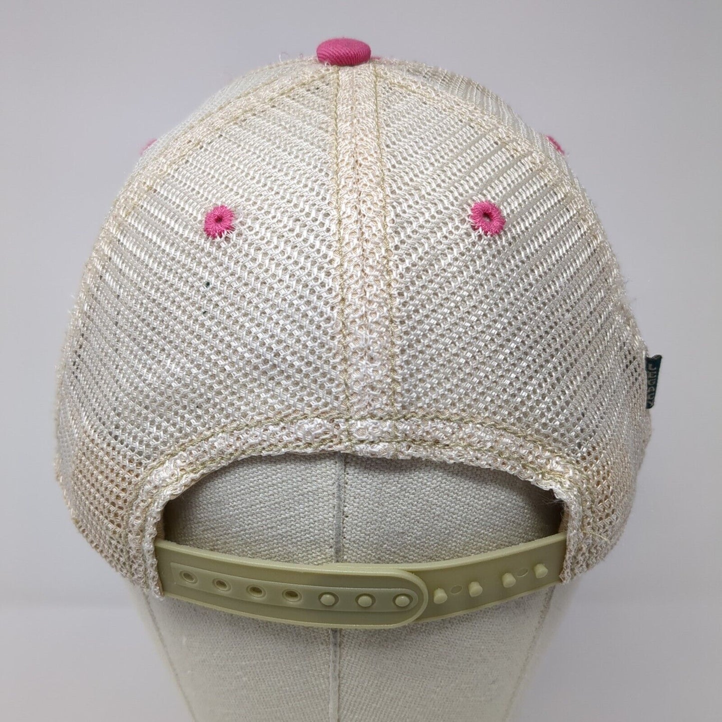 Sun Valley Idaho Snapback Trucker Hat Pink One Size Adjustable Mesh Back Legacy