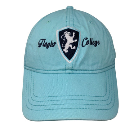 Flagler College Strapback Hat Blue One Size Embroidered 6 Panel Ouray