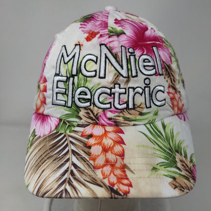 McNiel Electric Strapback Hat Multicolor OSFA Adjustable Embroidered Floral