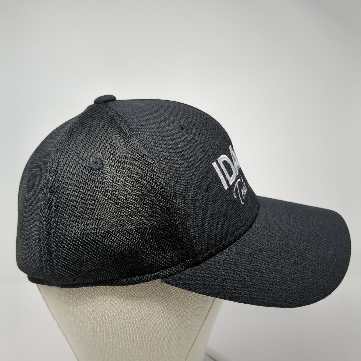 Idaho Tents & Events Fitted Trucker Hat Black S/M Fitmax 70 Mesh Back