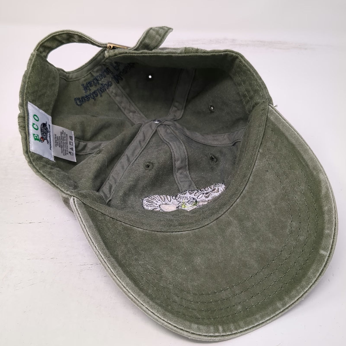 ECO Baseball Cap Green OSFM Guadalupe Mountains National Park Rattlesnake Hat