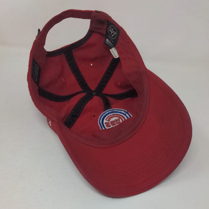 '47 Brand Youth Boy's Slideback Hat Red Embroidered Chicago Cubs Logo