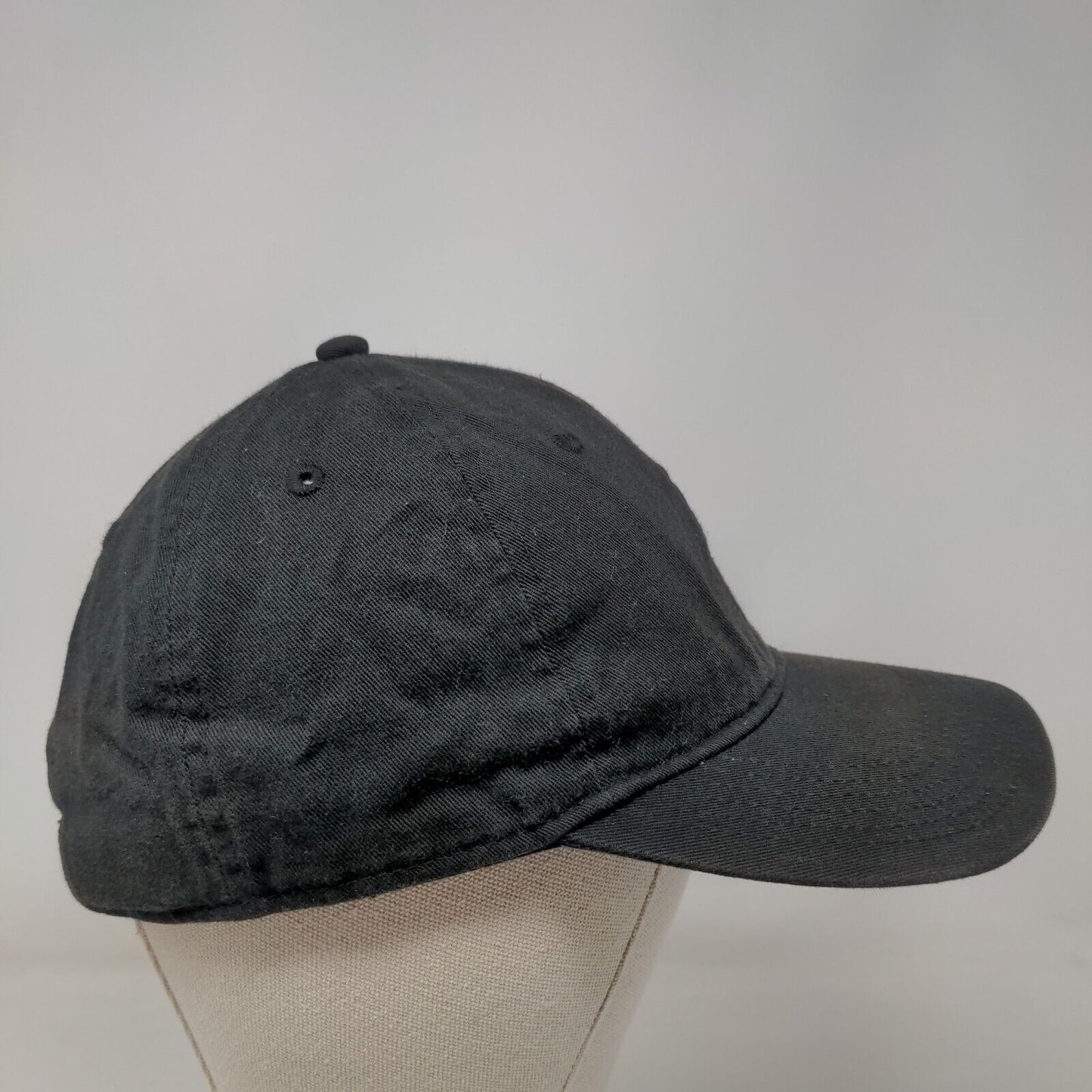 PUMA Slideback Hat Black One Size Embroidered Logo Adjustable 6 Panel