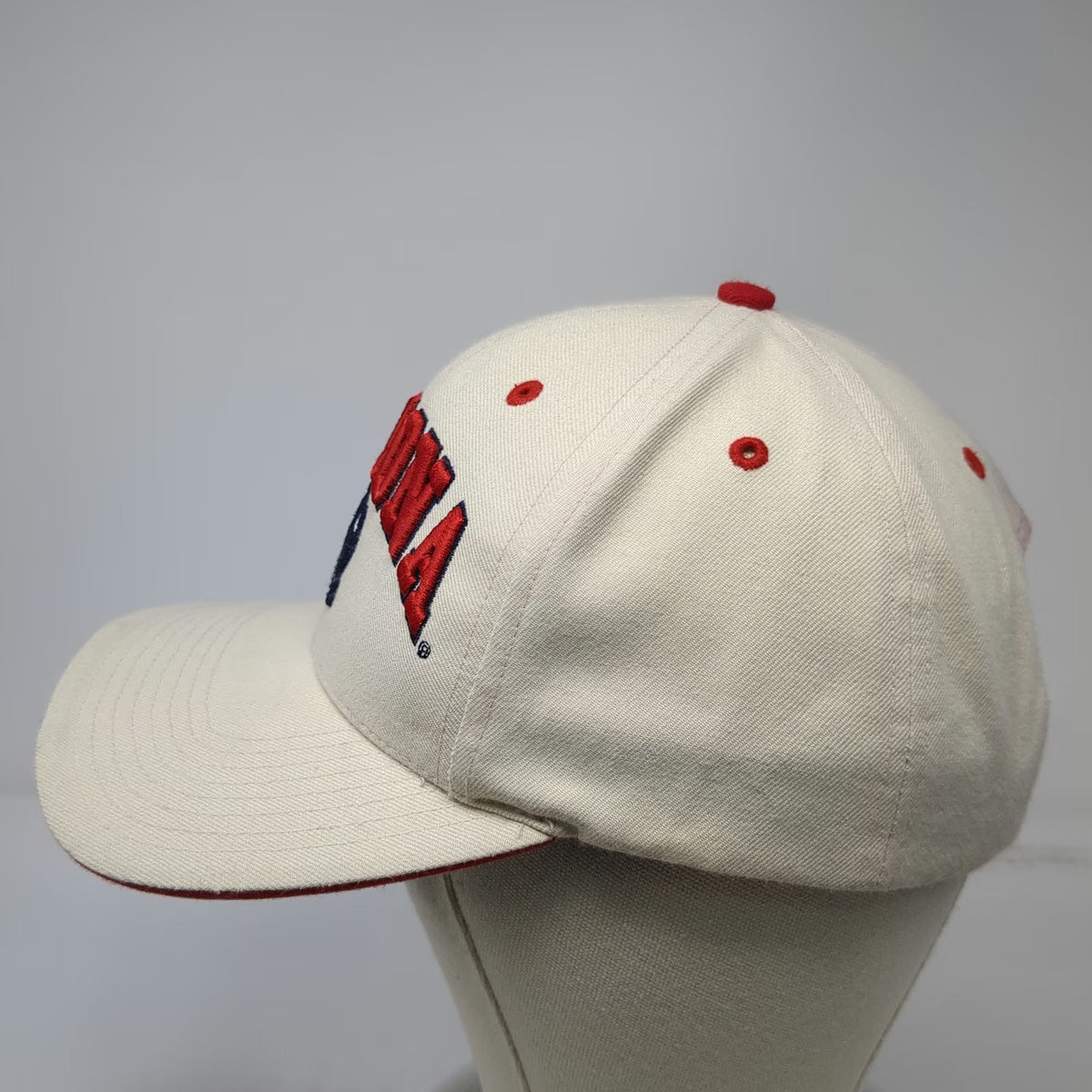Arizona Wildcats NCAA Twins Enterprise Cap Beige Red Blue One Size Hat Strapback