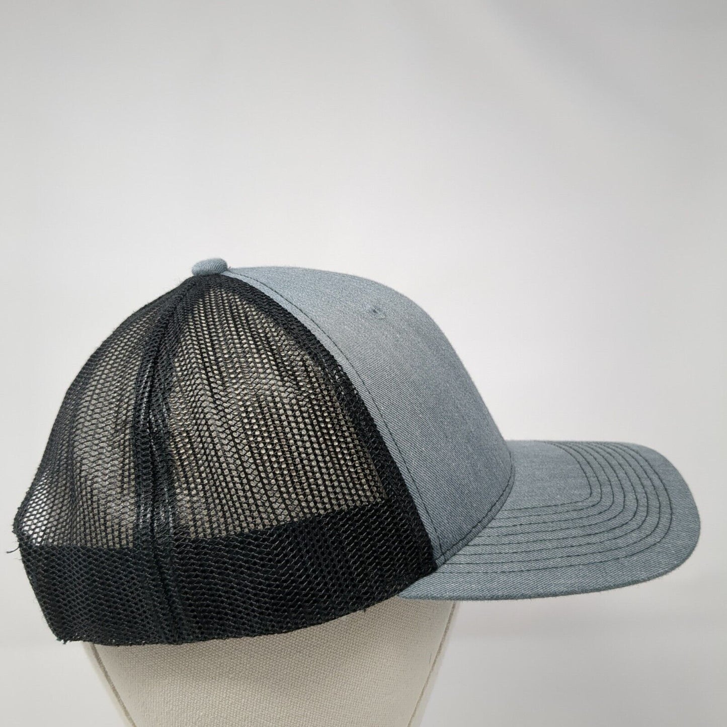 Pave Hawk Construction Snapback Mesh Back Trucker Hat Gray One Size