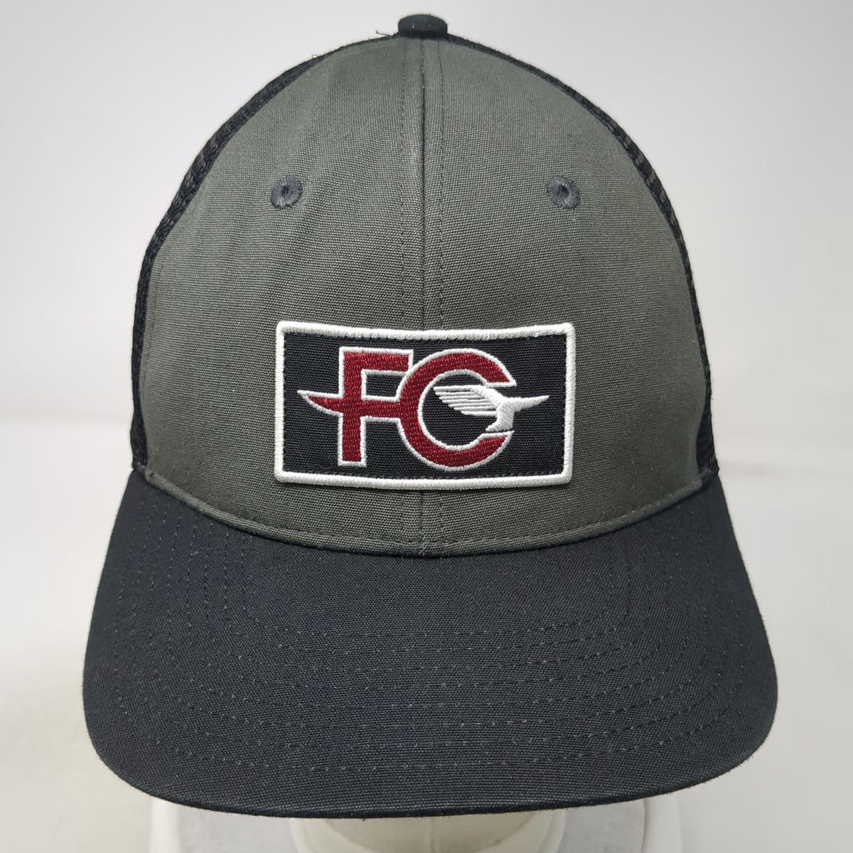 Patagonia Trucker Hat Black One Size Mesh Back Snapback Frontier Communications