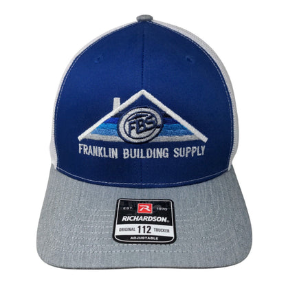 FBS Franklin Building Supply Snapback Trucker Hat Multi OS Adjustable Richardson