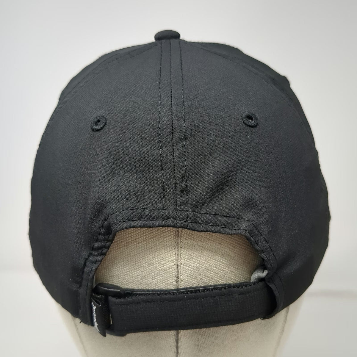 Imperial Baseball Cap Black OSFM AJGA Golf Performance Adjustable Hat UPF 50+
