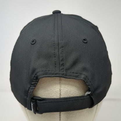 Imperial Baseball Cap Black OSFM AJGA Golf Performance Adjustable Hat UPF 50+