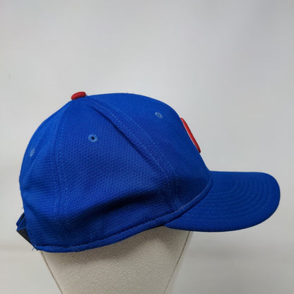 Team MLB Strapback Hat Blue Cincinnati Reds Boys Youth Hat Blue Embroidered Logo