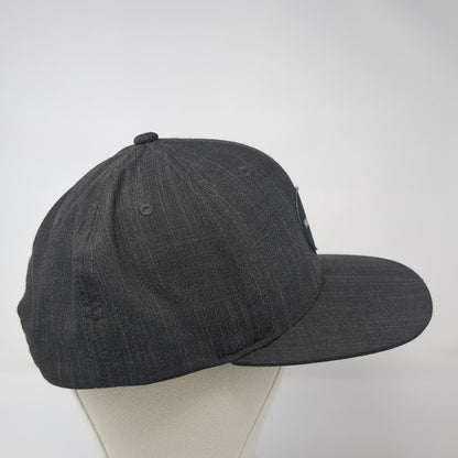 Hurley Snapback Hat Black One Size Adjustable 6 Panel The Classics Yupoong