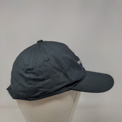 The YMCA Youth Strapback Hat Black Adjustable 6 Panel Outdoor Cap