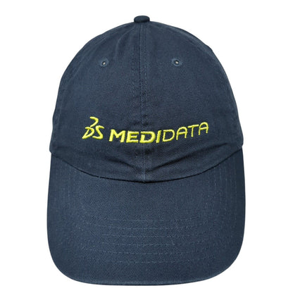 Medidata Slideback Hat Blue One Size Adjustable Embroidered 6 Panel Cotton