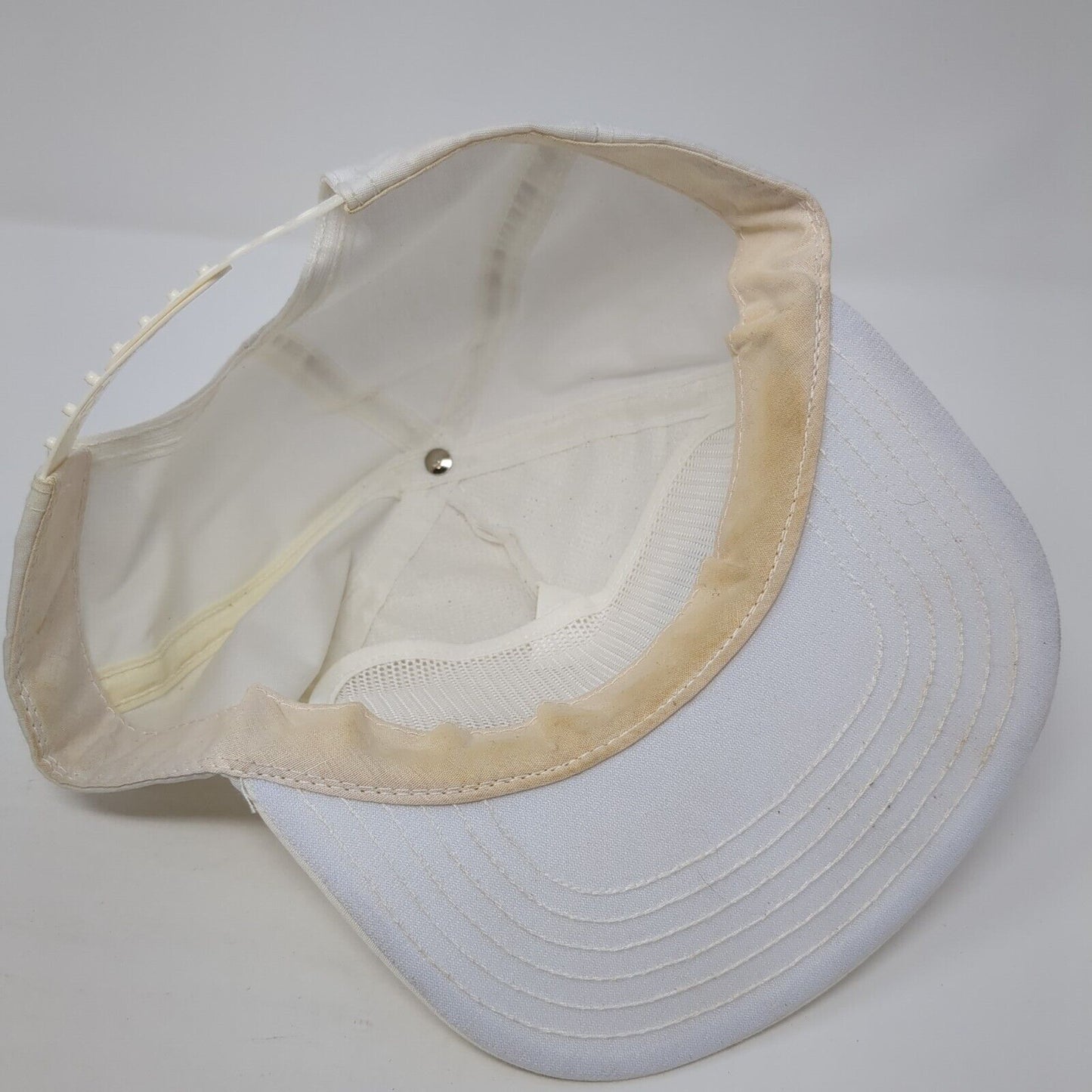 ITT A-C Pump Snapback Hat White One Size Solid Adjustable Embroidered