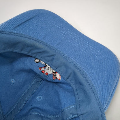 Disney Blue One Size Baseball Cap Mickey Minnie Mouse Kissing Hearts Strap Hat