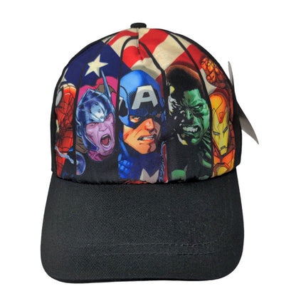 Marvel Avengers Walt Disney Men's Slideback Hat Graphic Logo W/Tags Cotton