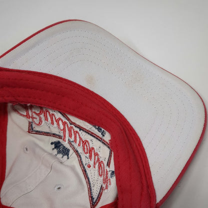 Budweiser Baseball Cap Red One Size Glitter King of Beers 3D Embroidery Hat